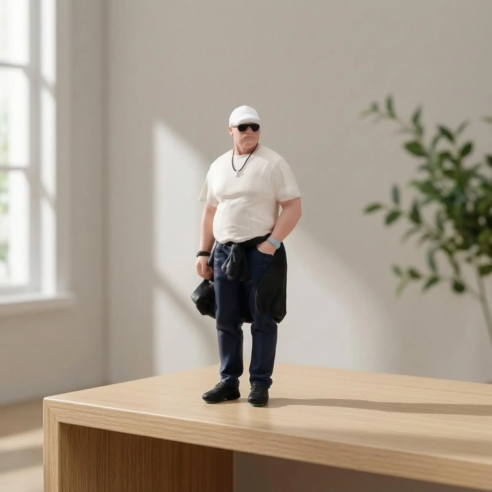 Miniature Male character/18 Scale Male Figurine Detailed Miniature with