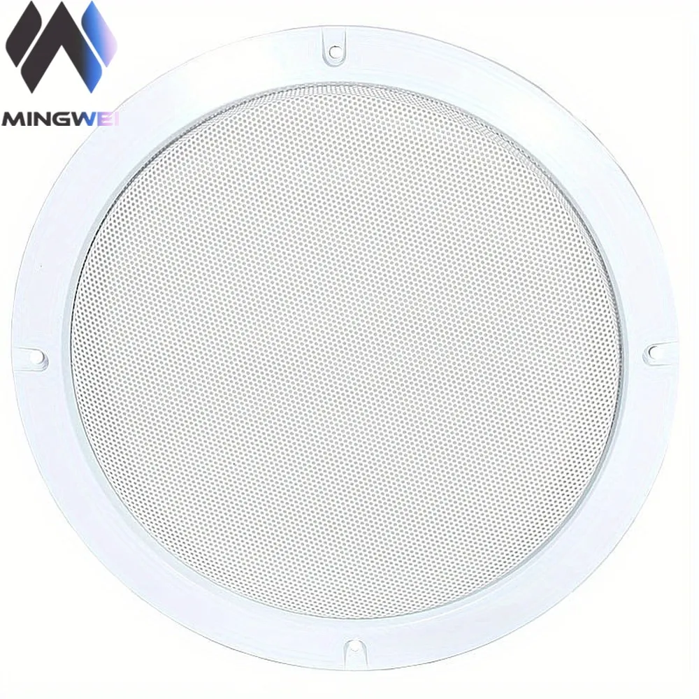 MW Audio 2 szt. Białe metalowe osłony głośnikowe z żelaznego drutu, plastikowa rama obudowy 2/3/4/5/6.5/8/10 cali do samochodu i domu — zdjęcie produktu 5