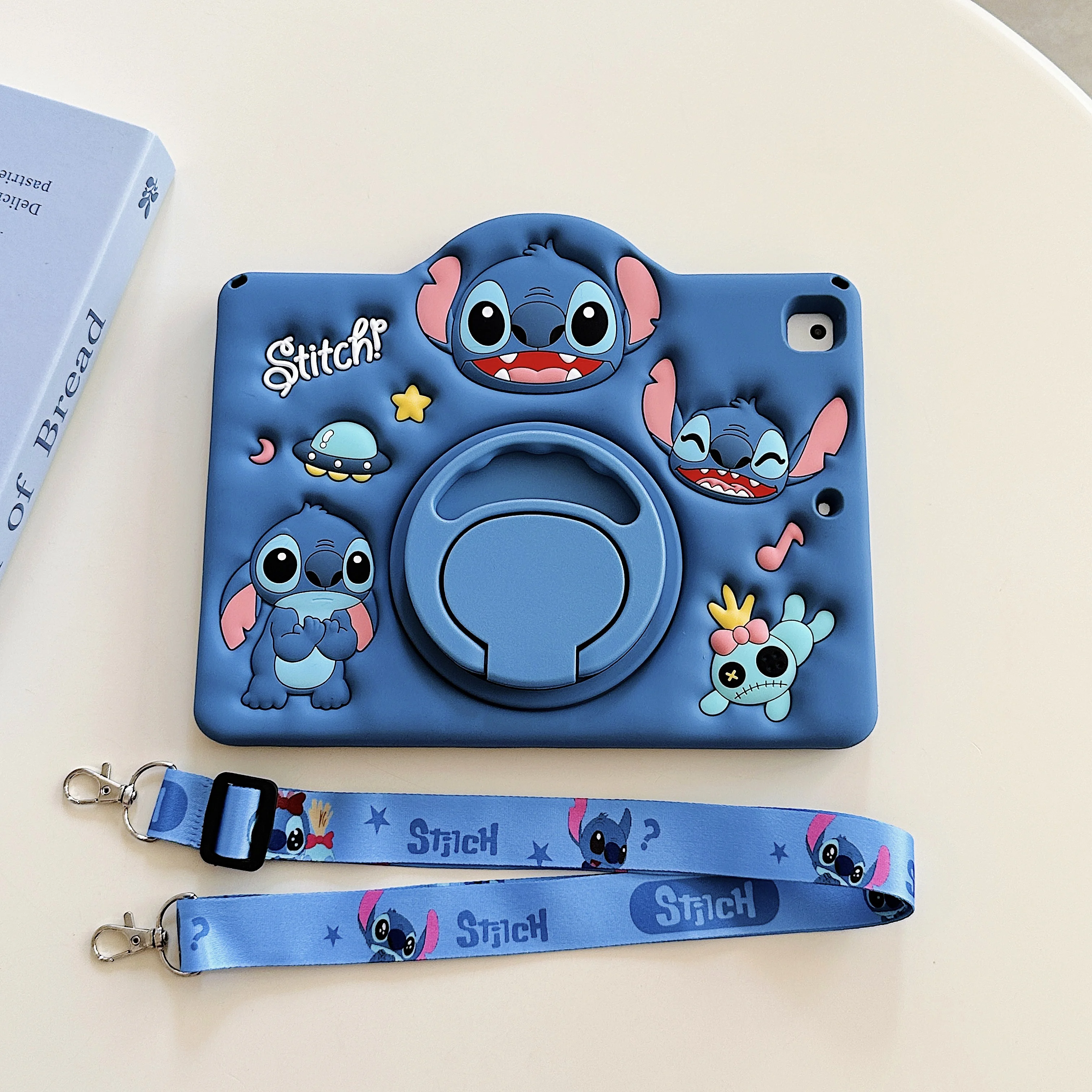 حافظة كمبيوتر لوحي لطيفة ثلاثية الأبعاد بغرز كرتونية لجهاز Ipad Air Mini 3 4 5 6 7 10.9 Pro 11 9 8 7th 10th Gen 10.2 10.5 Air11 2024 A16 pro11 #3