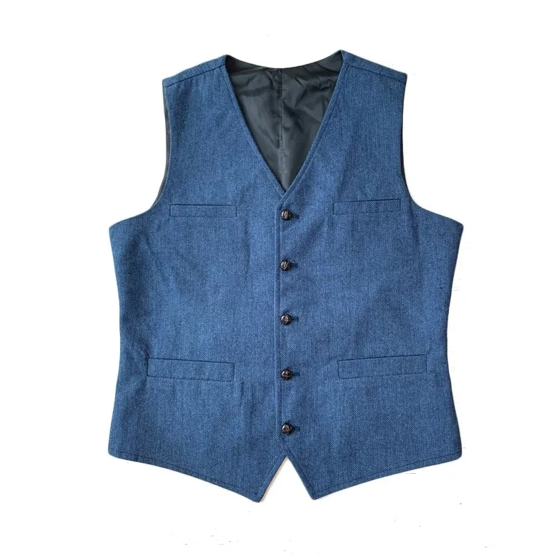 Medieval Steampunk Vintage Men\'s Suit Vest Leisure Business Clothing Business Groomsmen And Men Foreign Trade Slim-Fitting Vest