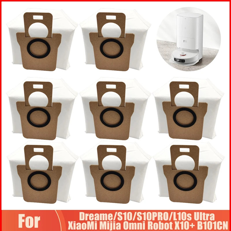 

Мешки для пыли для робота-пылесоса XiaoMi Mijia Omni X10 + B101CN Dreame/S10/S10PRO/L10s