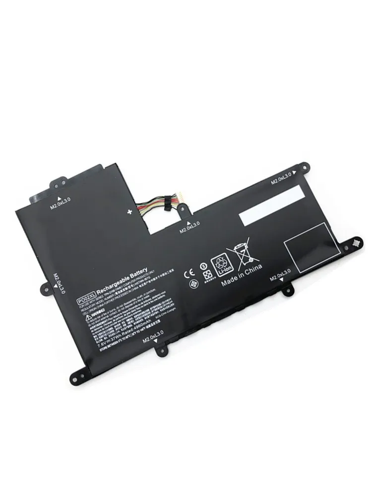 PO02XL 37Wh  7.6V Laptop Battery 824560-005 TPN-Q166 HSTNN-IB7G For Stream11-R015WN 11-R014WM HSTNN-DB7G Series Notebook