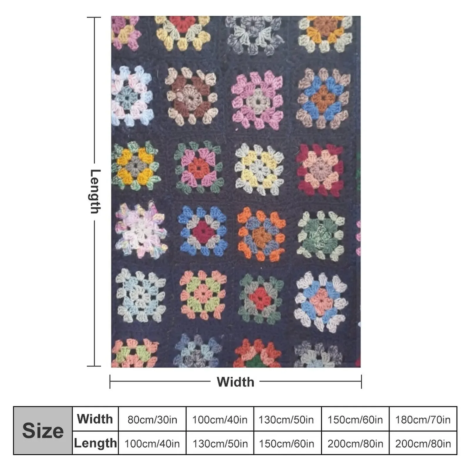 Vintage Crochet Blanket Throw Blanket manga Cute Blanket Plaid Stuffed Blankets