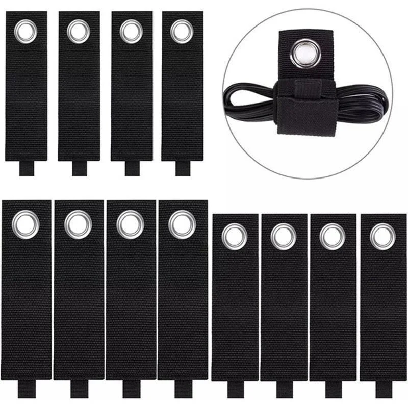 3pcs Heavy-Duty Storage Straps Reusable Extension Cord Organizer Cable Ties Hose Storage Accessory Holder Garage Organization