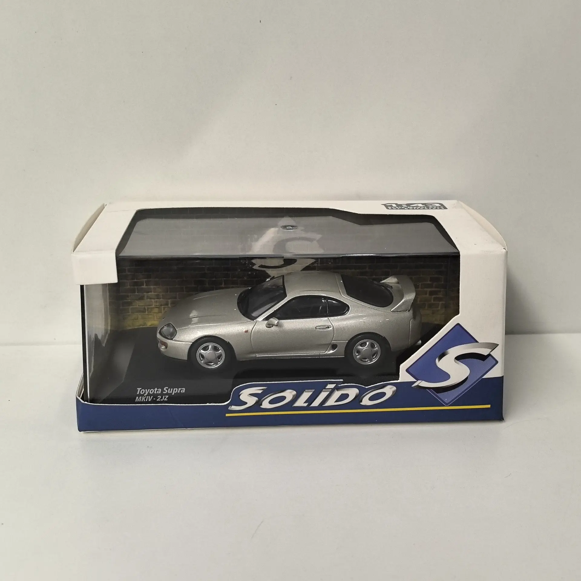 Diecast SOLIDO 1/43 Escala TOYOTA SUPRA MK4 Toyota 2x Modelo de coche de aleación