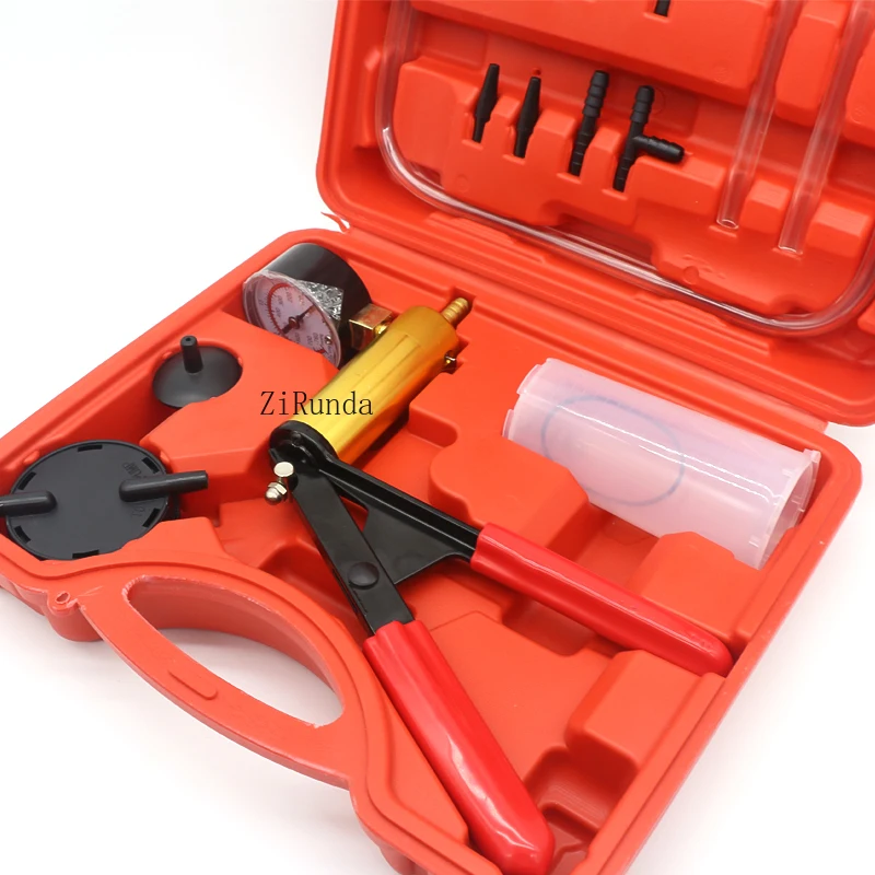 ปั๊มสุญญากาศแบบแมนนวล ปั๊มสุญญากาศแบบแมนนวลสําหรับยานยนต์ น้ํามันเบรก เครื่องมือเปลี่ยนน้ํามันเบรก