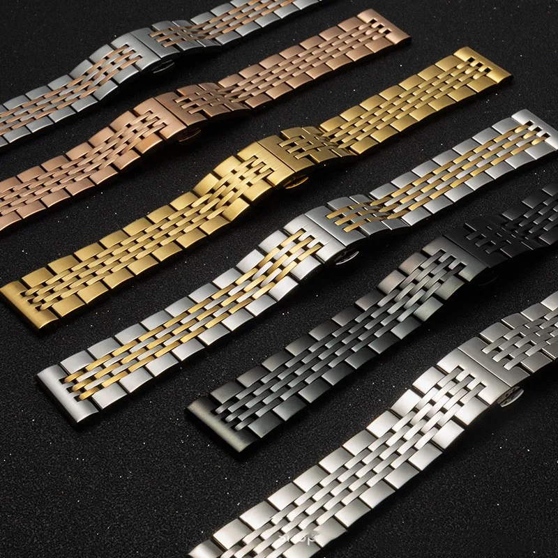 سوار ساعة مقاوم للماء من الستانلس ستيل ، إبزيم معدني للفراشة ، جودة عالية ، 12 ، 13 ، 14 ، 15 من من من من الفولاذ المقاوم للصدأ ، 16 ، 17 ، 18 ، 19 ، 20 21 ، 22 ، 23 ، 24 روض