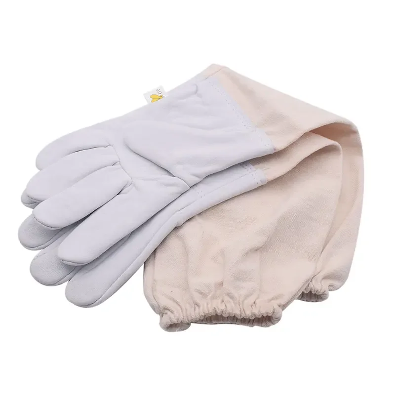 

Beekeeping Gloves, Protective Sleeves for Beekeeping, Sheepskin and Canvas, Beekeeper Anti Bee for Beekeeper, Beekeeper Gloves