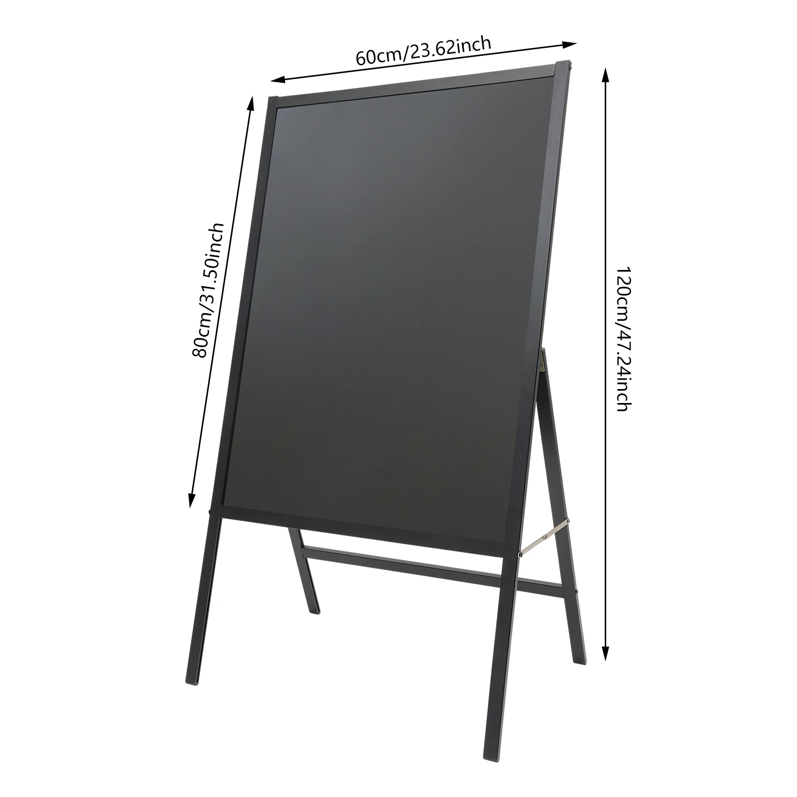 LED Message Board, 23.62x31.5-Inch Surface, 7 Light Colors, 11 Flashing Modes, Dual Power Options for Business or Personal Use