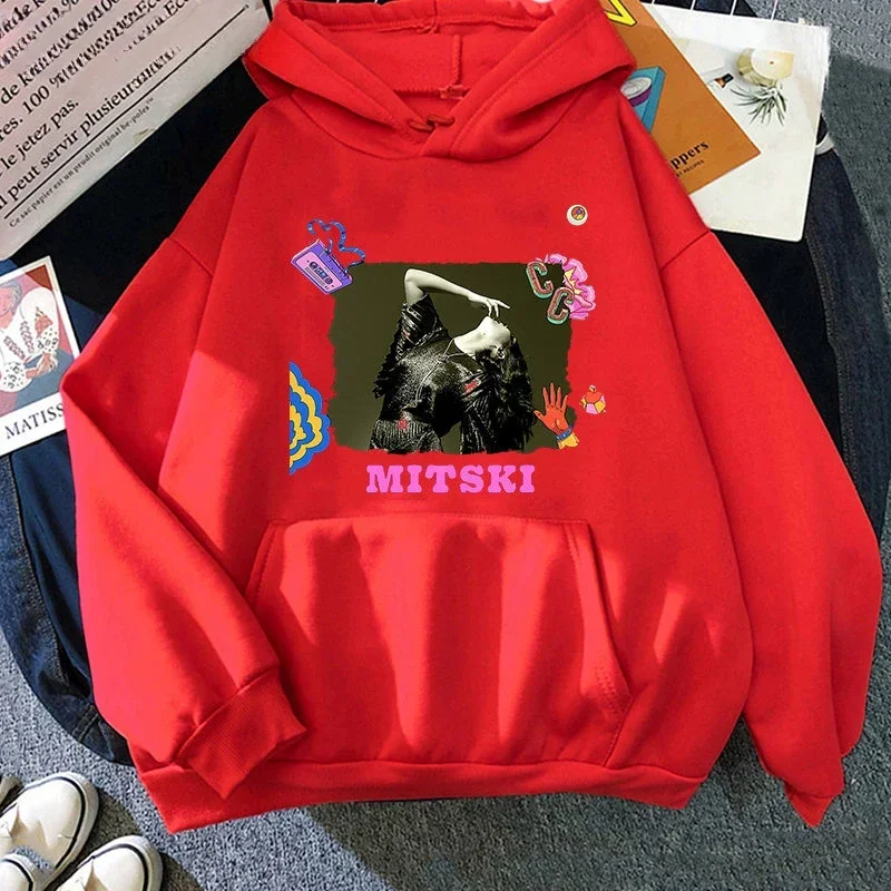 2024 New Mitski Hoodie Unisex Autumn Winter Streetwear Fashion Men/Women Pullover Sweatshirt Clothing Long Sleeve Sweatshirt