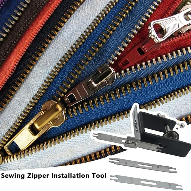 Zipper Clamp Tool, Fast Sewing Stainless Steel Material Zipper Clamp Slider, Suitable For Tailor Shops, Clothing Stores