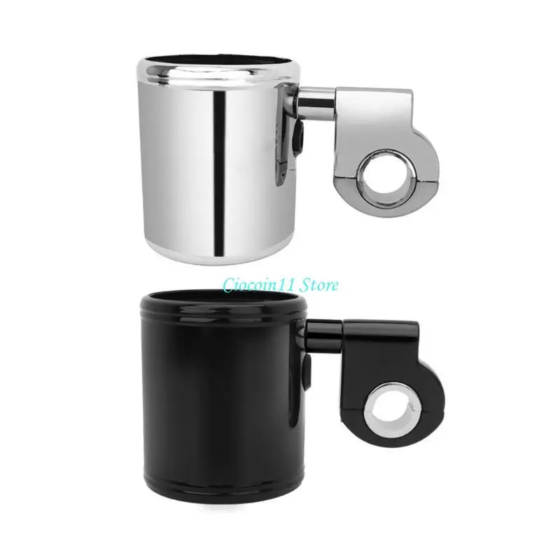 Y1UB Motorcycle Drink Bracket Adjustable Cup Holder for 22-32mm Handlebars Motorcycle Accessories Cup Holders Beverage Stand