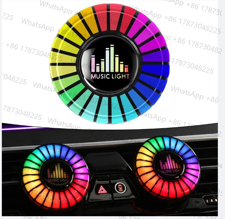 Vibration/noise Sensor Hunting Equipment,paranormal Equipment RGB Voice Control Aromatherapy Light Voice-controlled Lamp