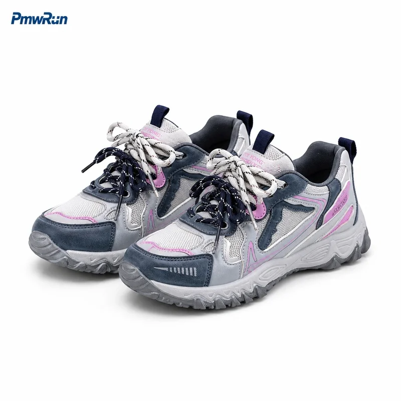 PU Leather Sport Shoes For Women Trend Fashion Female Running Footwear Anti-slippery Breathable Women's Sneakers Casual Shoes