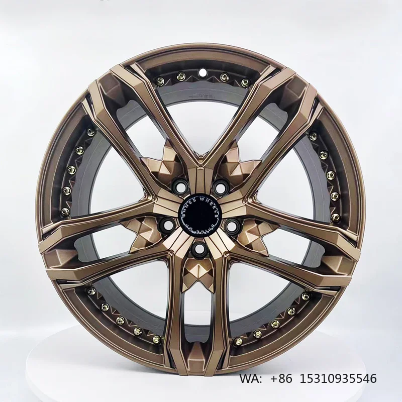17-20 inch seven spoke black concave casting alloy rim sports sedan aftermarket racing wheel