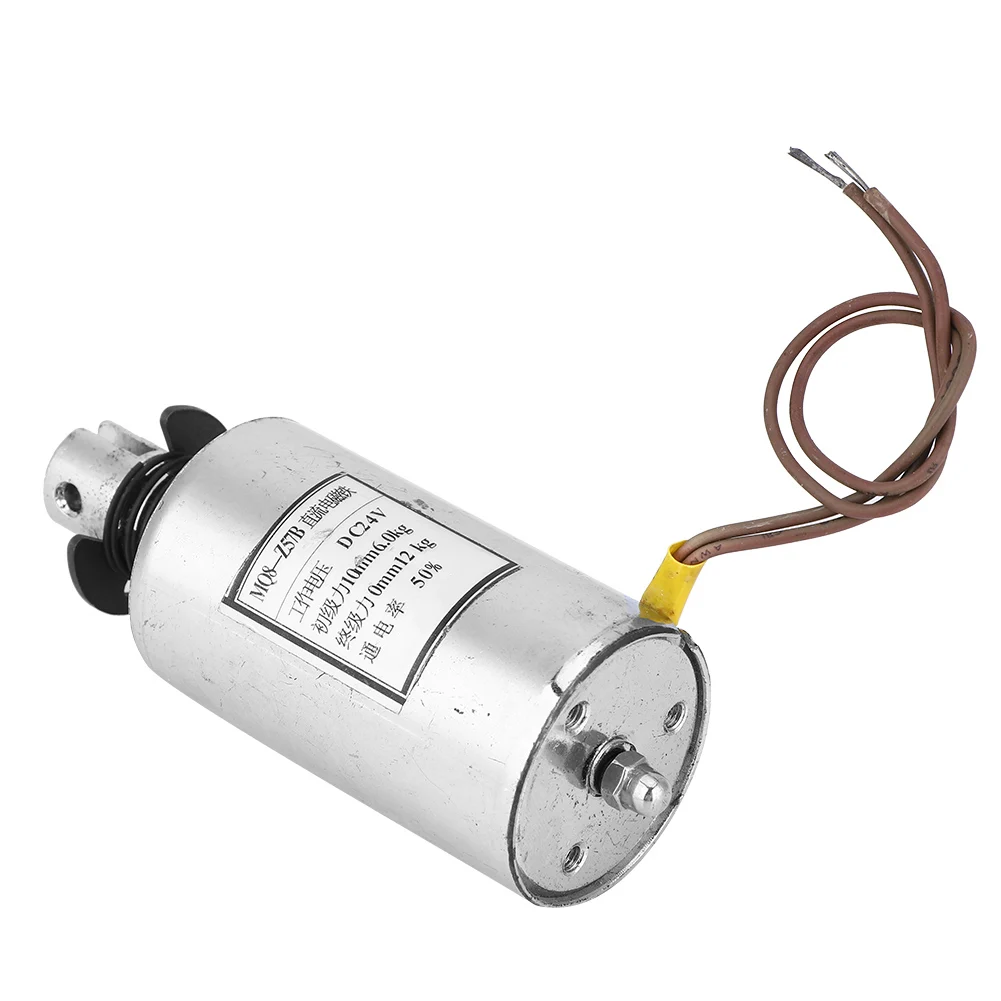 Elektromagnes cylindryczny typu push-pull do automatyki przemysłowej 117,6N 24VDC MQ8-Z57B Elektromagnes solenoidowy