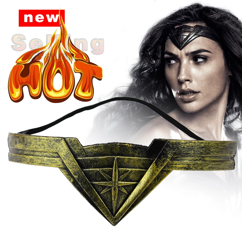 

Woman Diana Cosplay Tiara Headband Crown Hero Headwear Accessories Props Halloween