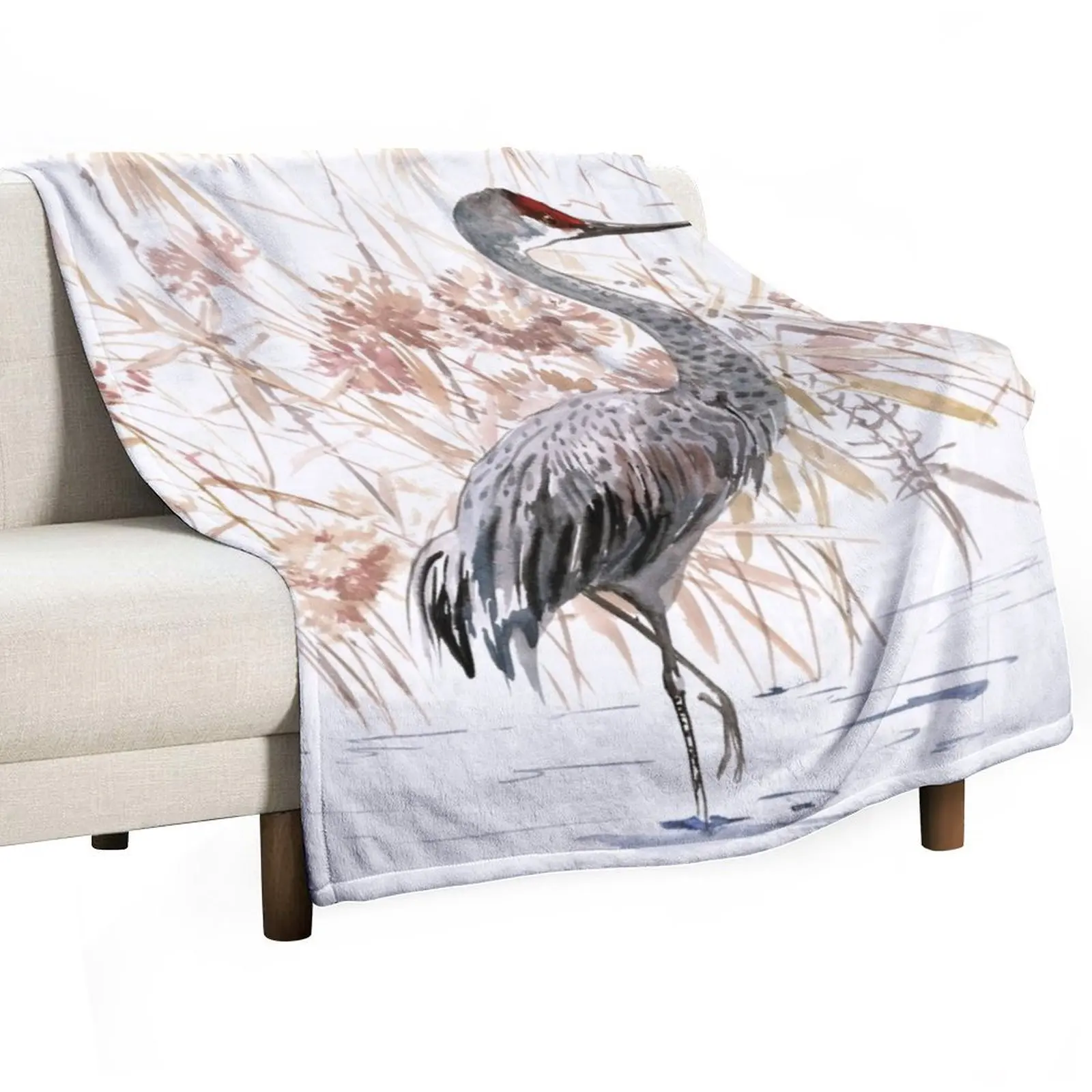 ساندهيل كرين في فلوريدا رمي بطانية أريكة سرير الأرائك الموضة لينة أفخم منقوشة الفانيلا البطانيات #1