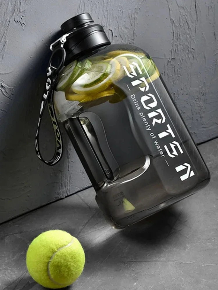 AliExpress NONE 1.7LPortable Large Capacity Water Bottle Sports Water Bottle Gym Cycling Cup For Fitness Camping Men Water Kettle