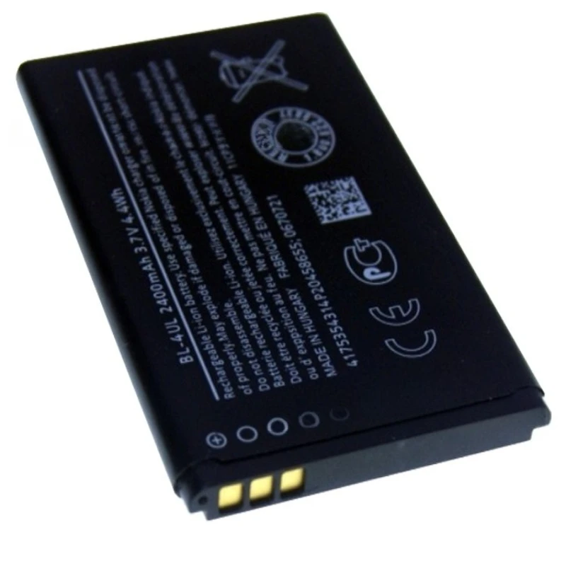 【Certificación CE】 Batería BL-4UL de 3.7V 1200mAh para teléfono móvil Nokia 3310 2017 TA1030, Lumia 225, 330, RM-1172, RM-1011, RM-1126 5