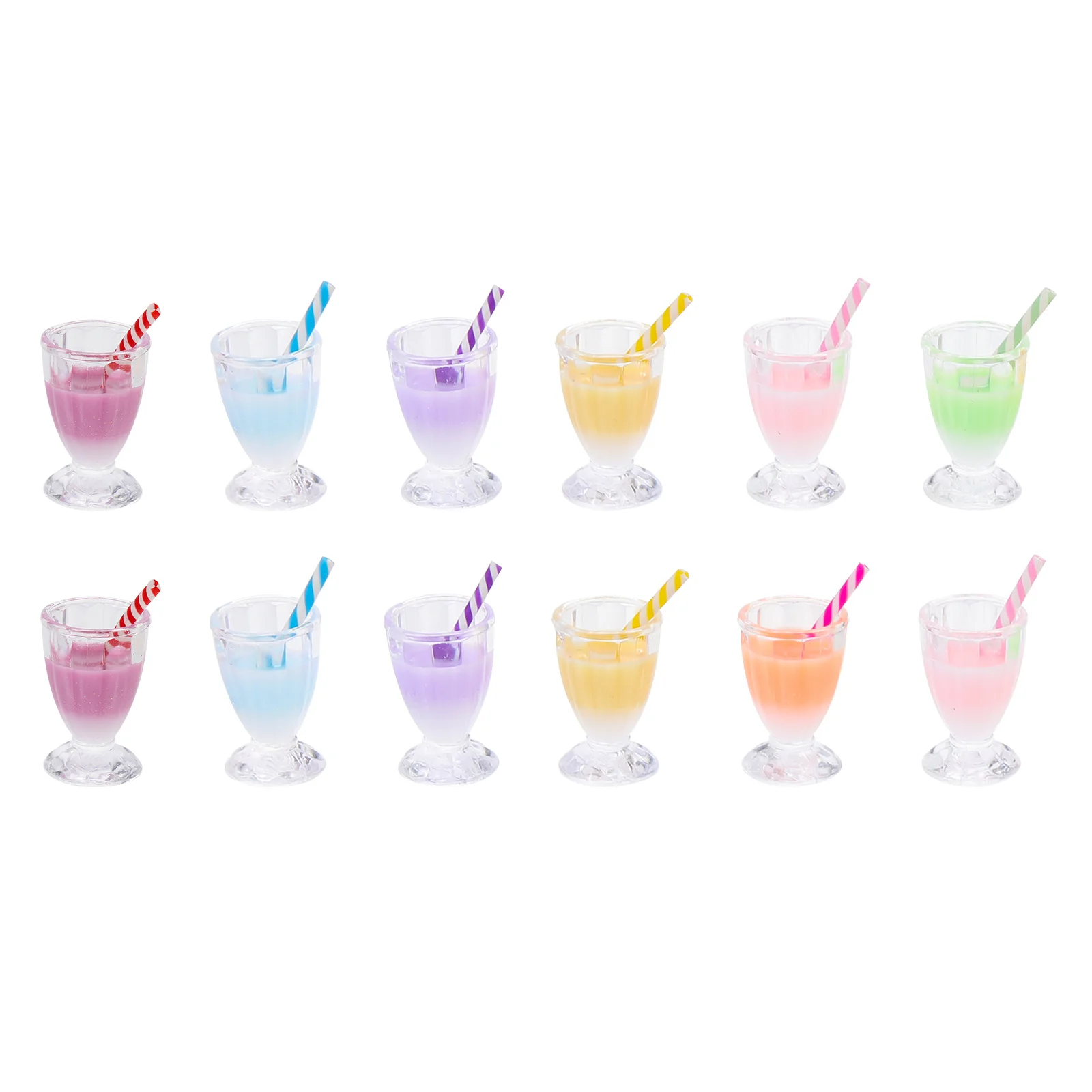 12 szt. żywicznych zawieszek w kształcie herbaty mlecznej, akcesoria do tworzenia biżuterii DIY, breloczki, wisiorki do naszyjników, kolczyków, unikalny, kreatywny, ręcznie robiony prezent