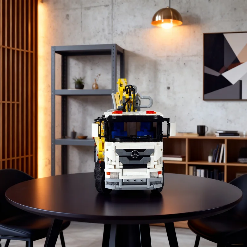 

4120pcs MOC Truck With Concrete Pump Technical Model Building Blocks DIY Gift Creative Collectible Display Decor Premium Adult