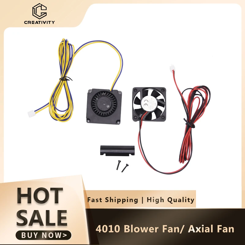 Ender-5 4010 Blower Fan Axial Fan 40x40x10MM 24V DC Cooling Fan 3D Printer Cooling Fan 4010 Aircraft Cable for Ender 5 Printer