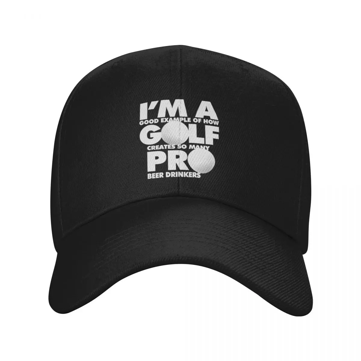 

Im a Golf Pro Beer Drinker Funny Golf Saying Baseball Cap Sports Cap Beach Hip Hop foam party Hat Men's Caps Women's