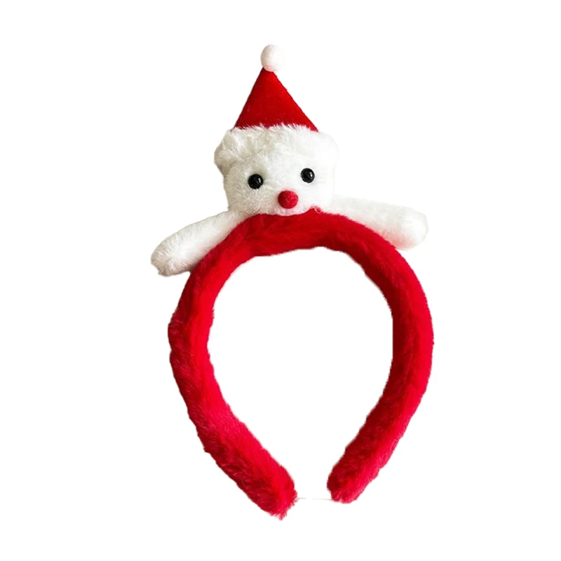 قطعة واحدة من قبعة قزم عيد الميلاد النسائية اللطيفة على شكل رسوم كرتونية لعيد الميلاد، إكسسوار للشعر لحفلات العطلات والملابس الاحتفالية #4