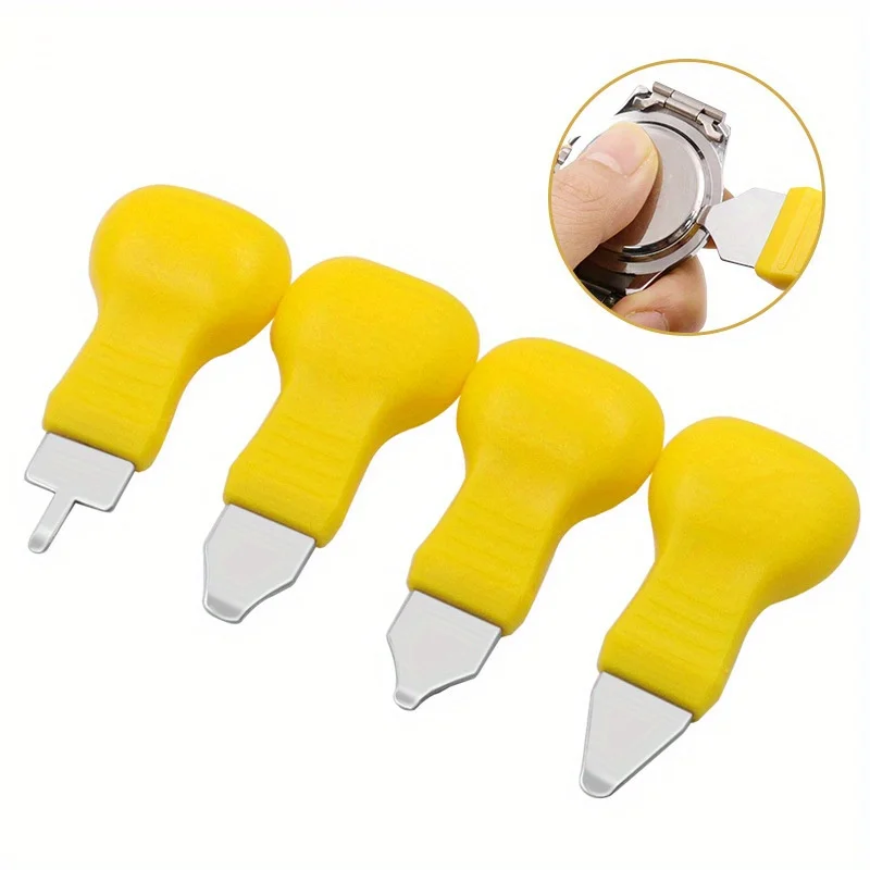 1pc Watch Repair Tool Kit - Multi-Purpose with Yellow Wrench, Clock Movement Accessory, Lifting Knife - DIY & Professional Use
