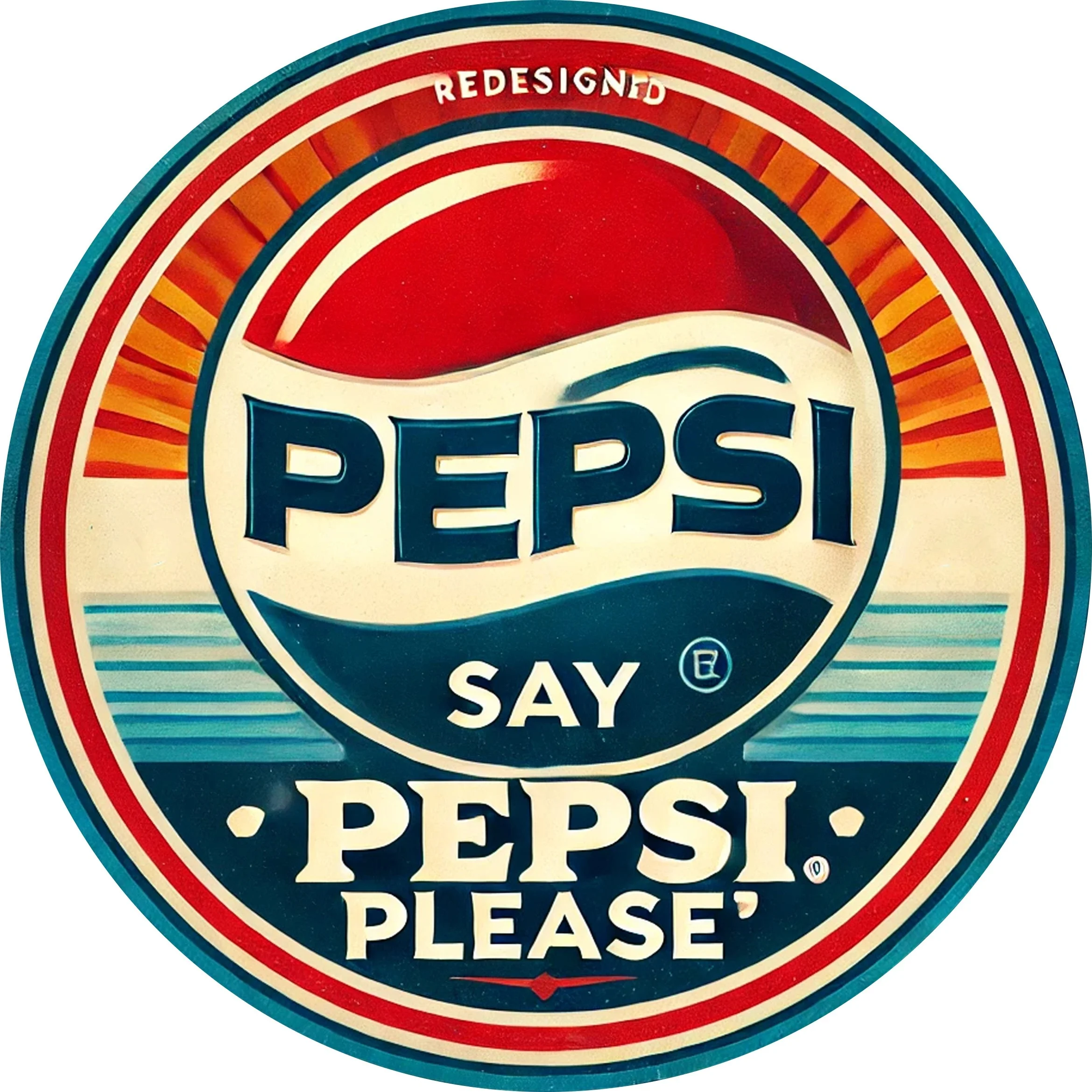 قطعة واحدة من لافتة فنية جدارية من الألومنيوم مقاس 8 × 8 بوصة من بيبسي بليز - مثالية لغرفة النوم والمطبخ وتناول الطعام وديكور البار |   تصميم متين وسهل التعليق