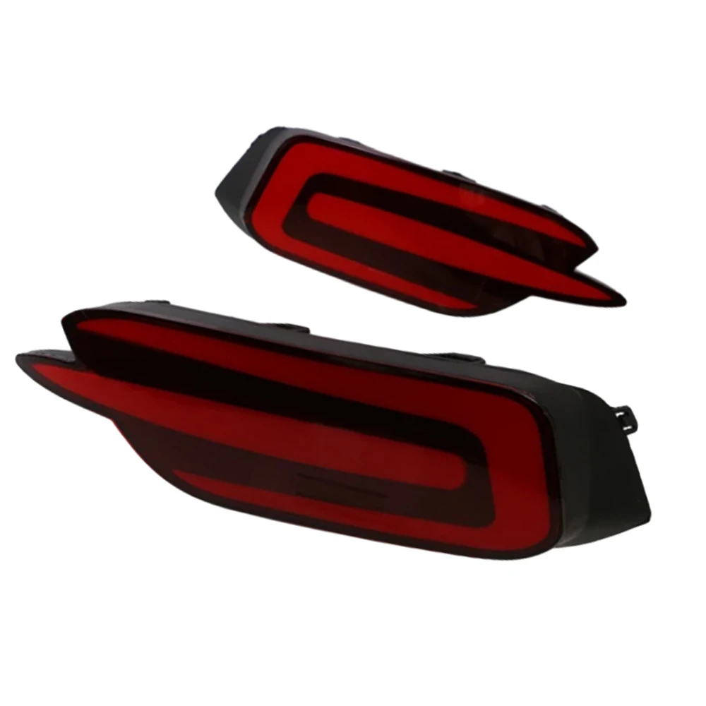 2 pcs LED Rear Lights For Honda Civic 2016 2017 2018 Brake Lamp Enhanced Appearance and Safety Versatile Utility ABS