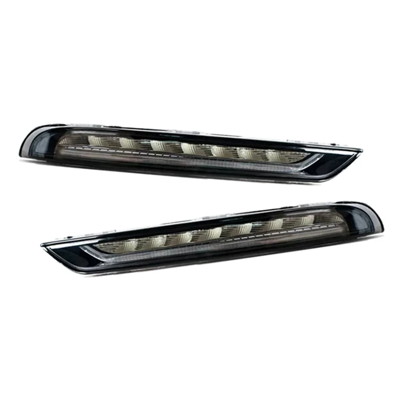 Car LED DRL Daytime Running Light For Porsche Macan 95B Base S Turbo GTS SUV 2014-2018