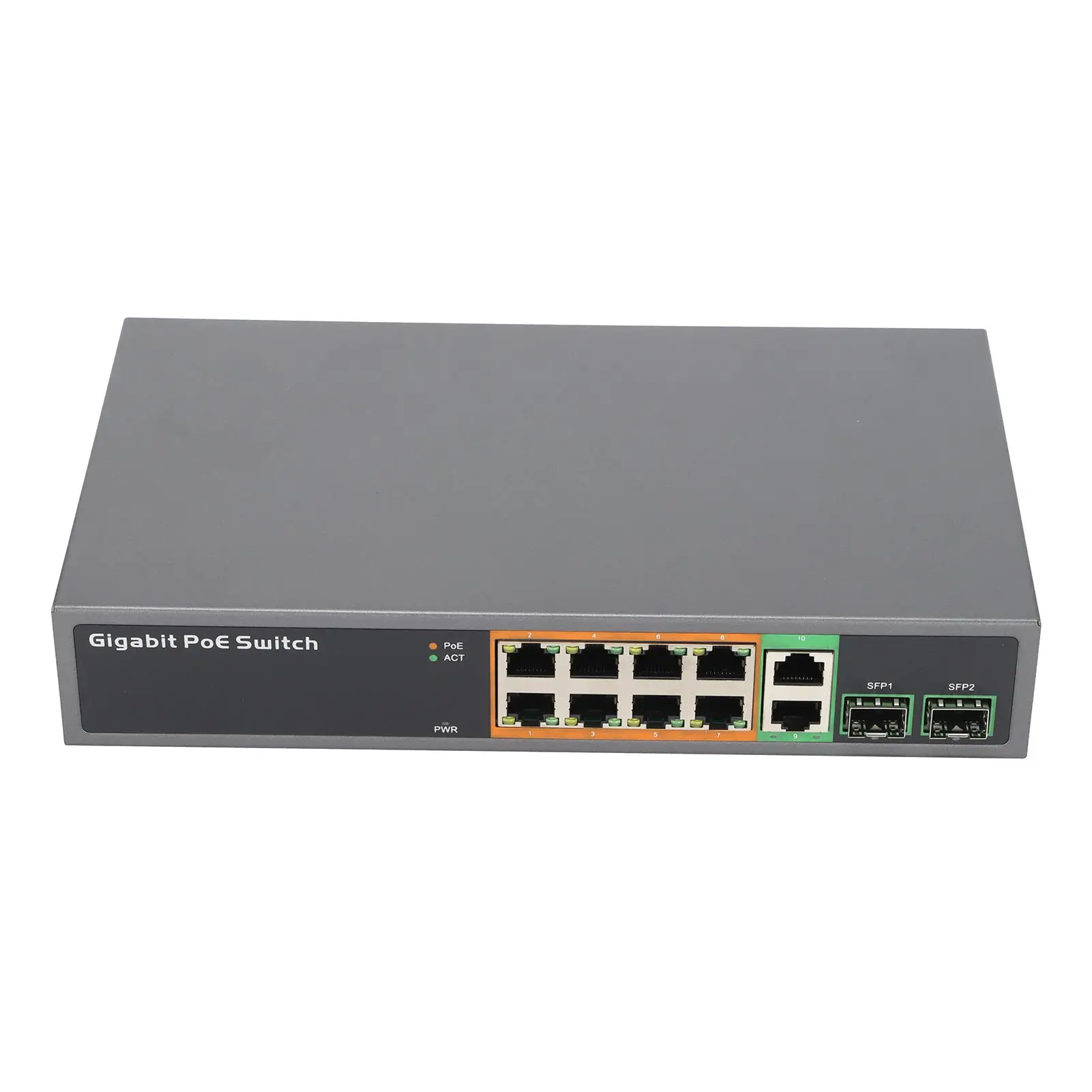 POE Switch Full Gigabit RJ45 IEEE 802.3af/at for Office & Home Networks