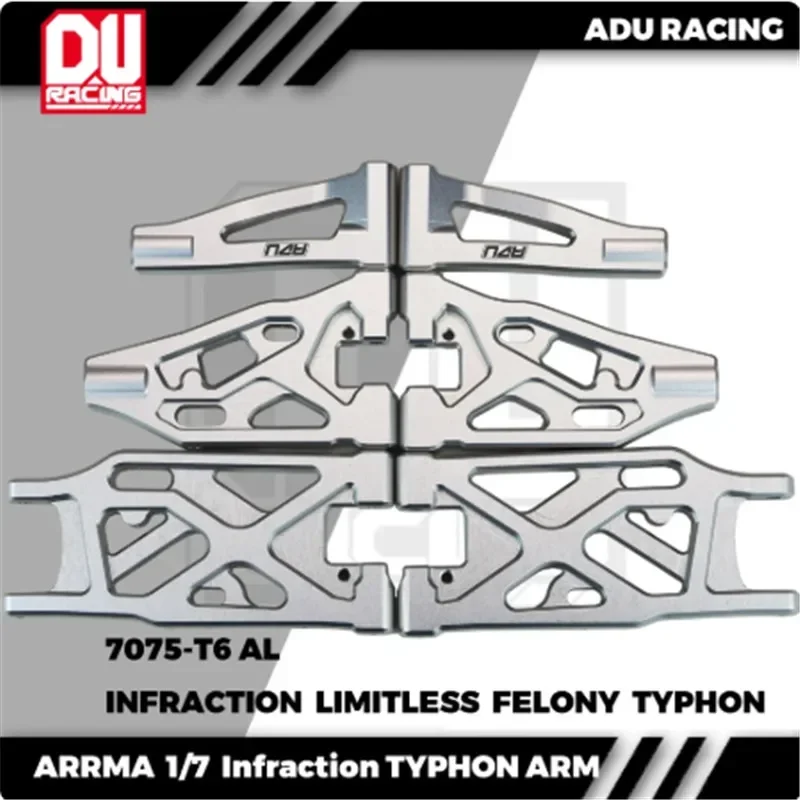 

ADU RACING 1 SET Suspension Arms For ARRMA 1/7 Infraction Limitless FELONY 6S 1/8 Typhon RC Car Upgrade
