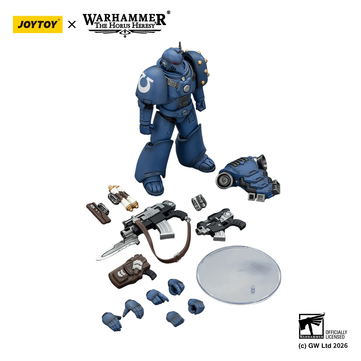 [IN STOCK]JOYTOY Warhammer 30K 1/18 Action Figure Ultramarines MKVI Tactical Legionary Anime Model