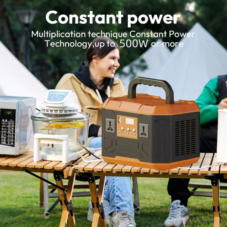 1200W Portable Power Station Large Capacity Solar Generator with Jump Starter for Outdoor Camping Emergency Backup Unit Pro