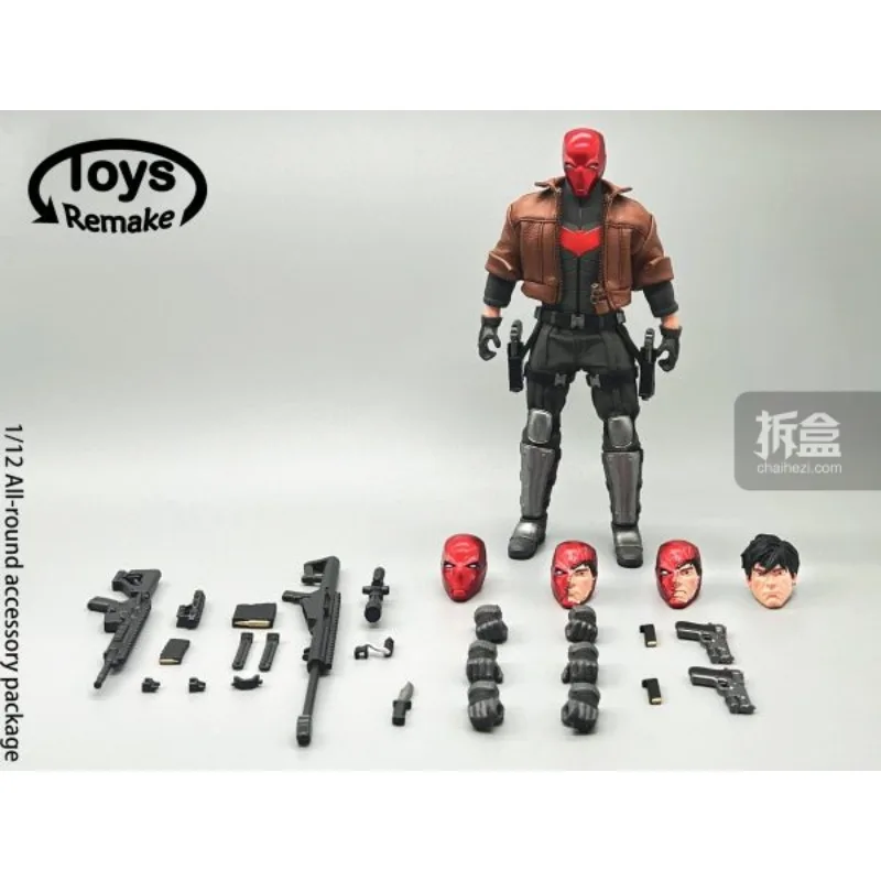 TOYSREMAKE Original  1\12 Dolls Batman Villain Series Red Hood Anime Action Figure Model Toys Movable Model Gifts Fo Boys