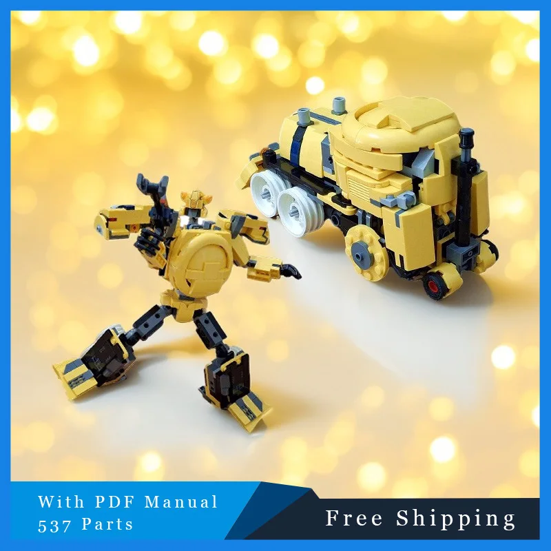 537 PCS MOC Creativo Deformazione Robot Modulare Building Block Modello Per Bambini Educativi STEM Giocattoli Set Per I Ragazzi Regali Di Natale
