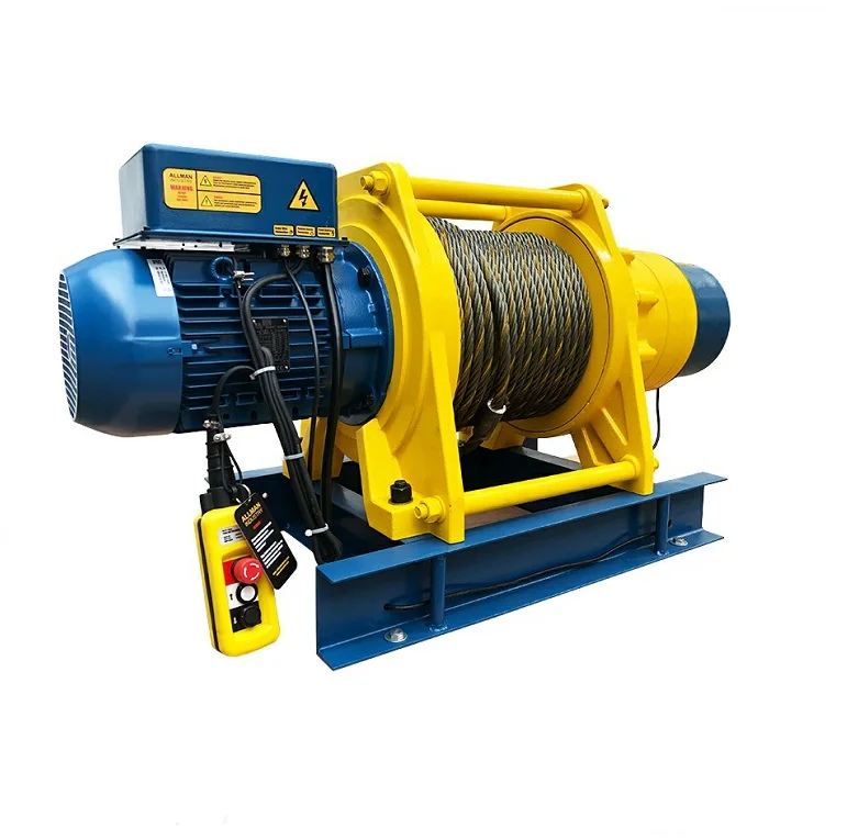 ALLMAN Electric Winch 1 Ton 220V Electric Wire Rope Winch