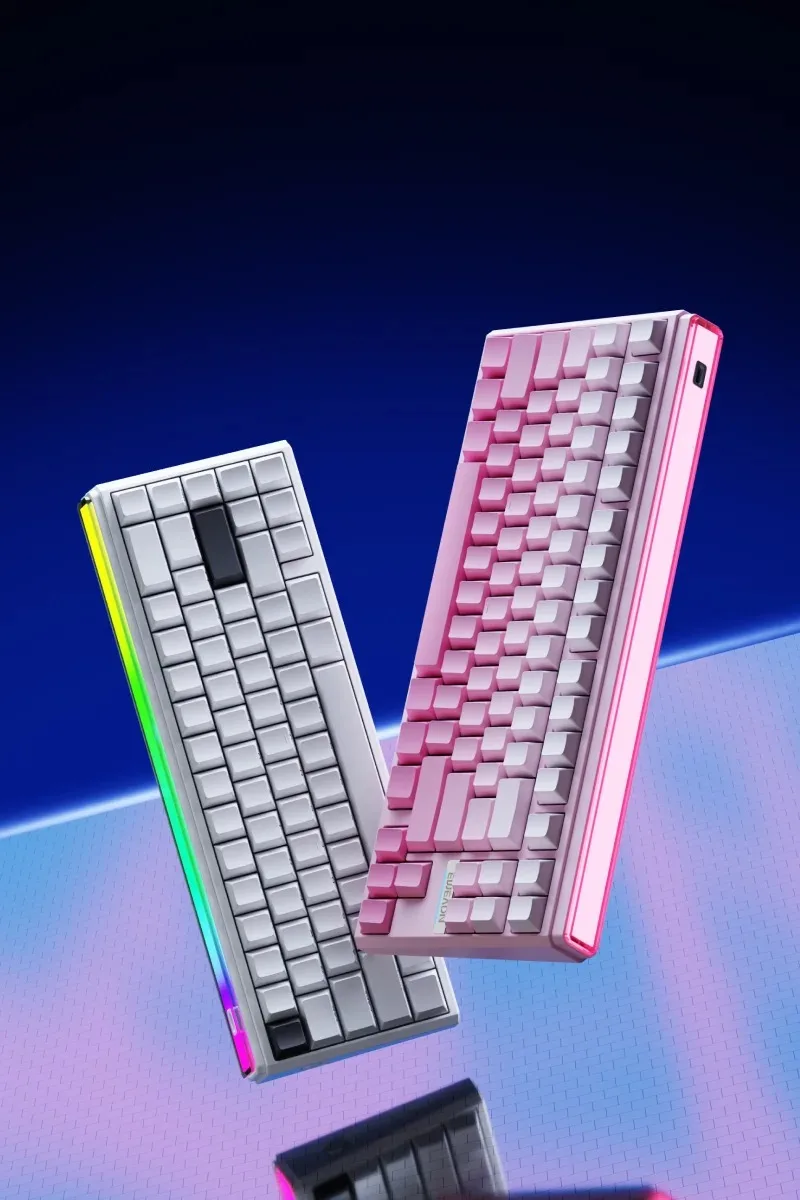 Eweadn deep68/80 teclado mecânico rgb para jogos magnéticos 8k + 128k rt0.01 0.01ms arbg gateron eixo troca quente para fps csgo moba