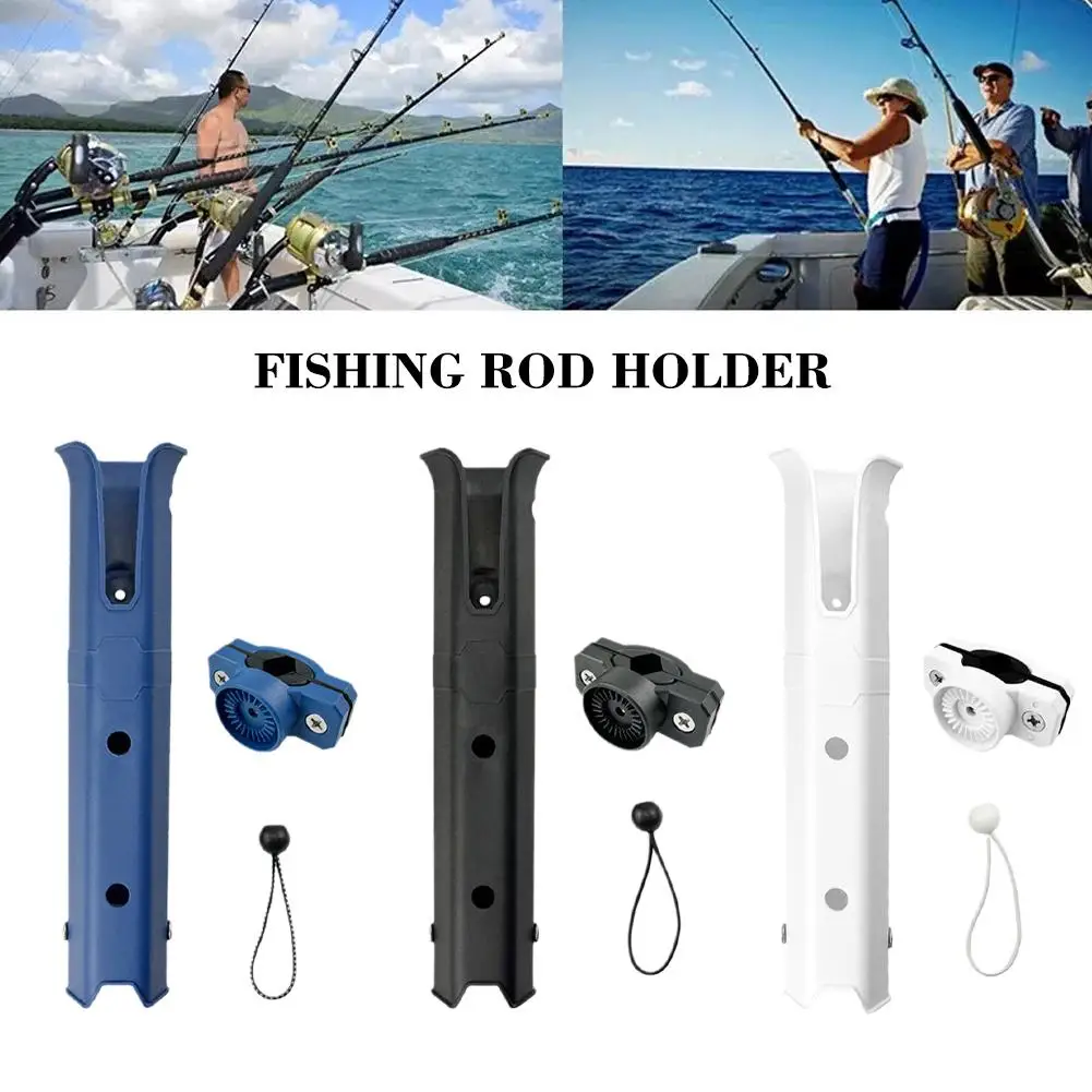 Adjustable Portable Plastic Fishing Rod Rack Motorcycle/Bicycle Rod/Umbrella Fishing Fixing 270*50mm Applicable Cycling Rac V4U5