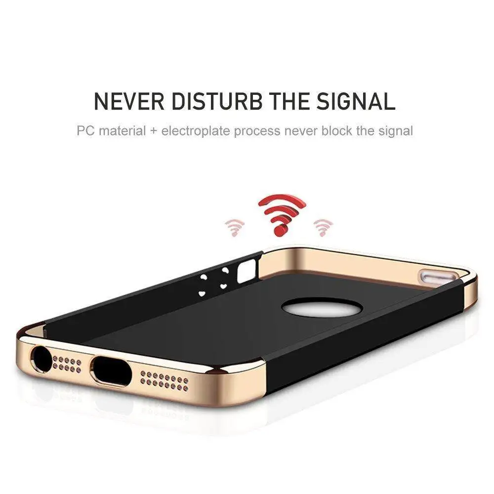 For iPhone 5 / 5s / se Case, 3 in 1 Hybrid Hard PC Ultra Light Anti Shockproof Protective Cover