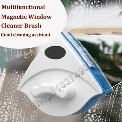 New Magnetic Window Cleaner Brush  Double Sided Glass Cleaning Tool With Strong Magnet For Home And High-rise Window Cleaning