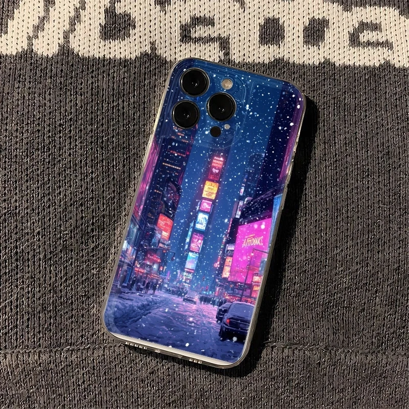 Phone Cases York - New York City Nacht Telefoonhoesje voor