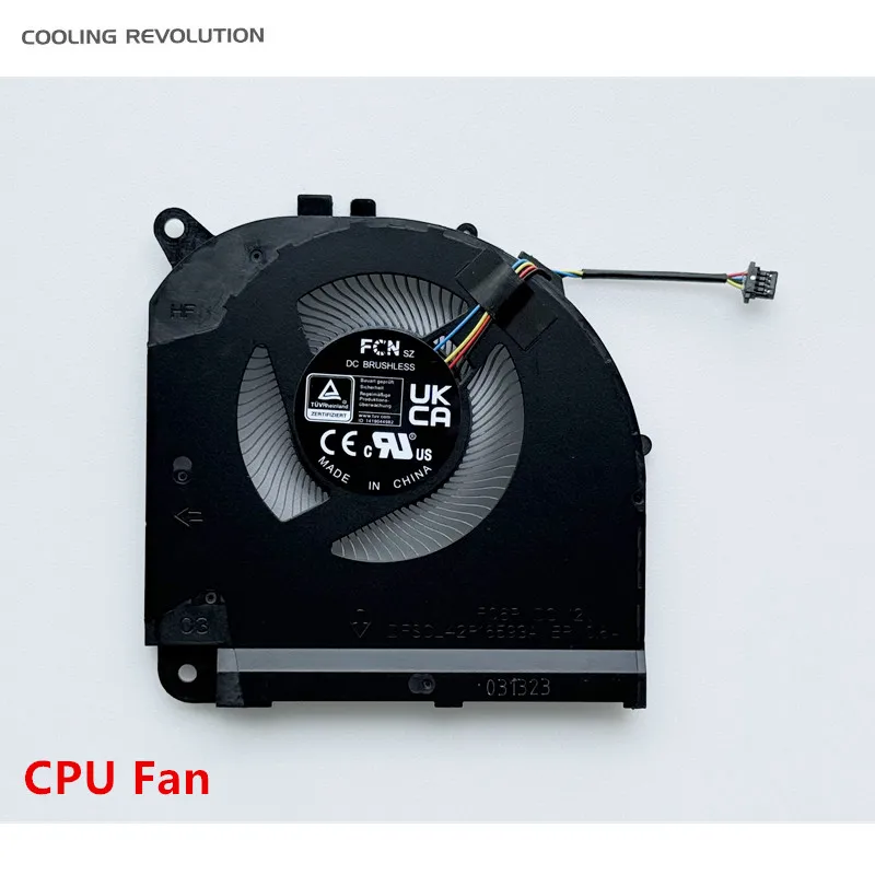 Nowy wentylator chłodzący CPU GPU do laptopa Gigabyte Gaming Aorus X5LF 15 BSF BKF 9KF 9MF FQ6S FQ6R DC 12V 0.6A DFSCL42P0/16593A 4pin — zdjęcie produktu 5