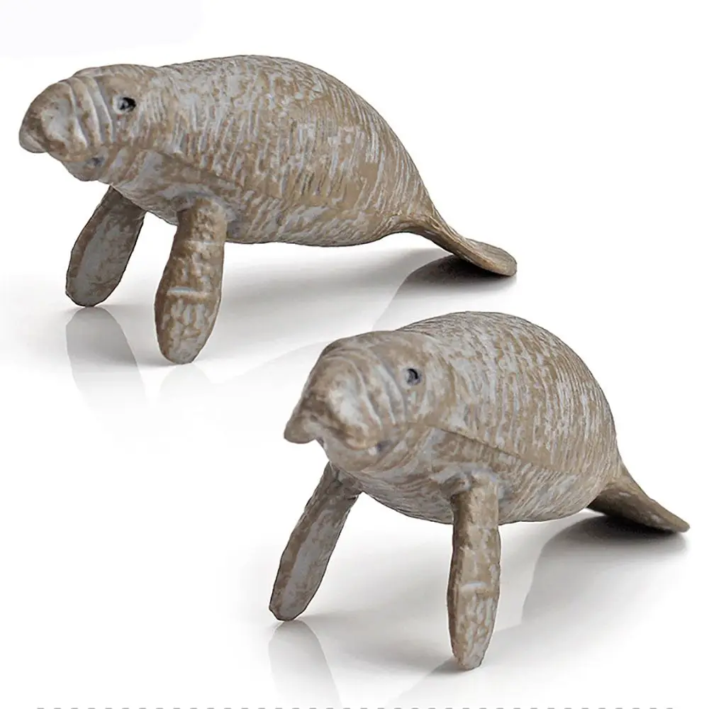 12 stks/set Collectible Dolfijn Seal Kids Cognitie Pinguïn Schildpad Marine Animal Model Oceaan Vis Beeldjes Walvishaai