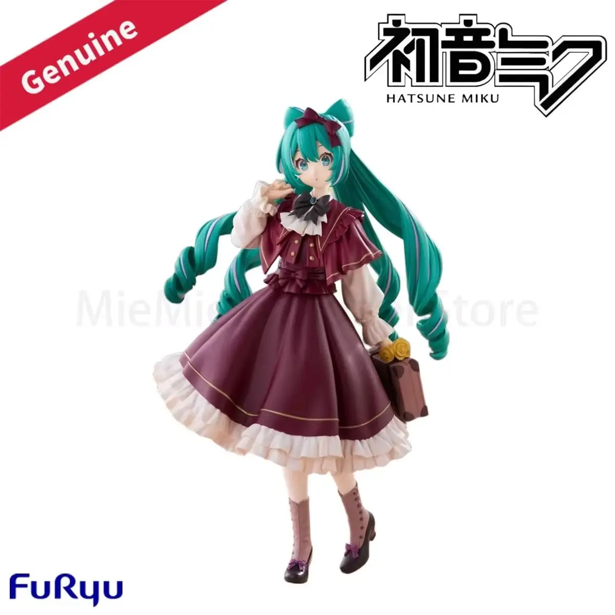 ฟูริว ของแท้ รุ่นเพ้นท์สีสำเร็จรูป ทริโอ-ไทร-อิท ฟิกเกอร์ ตัวละครพิอาโปร ฮัตสึเนะ มิคุ สไตล์คลาสสิกย้อนยุค ความสูง=190มม. ชุดประกอบโมเดล