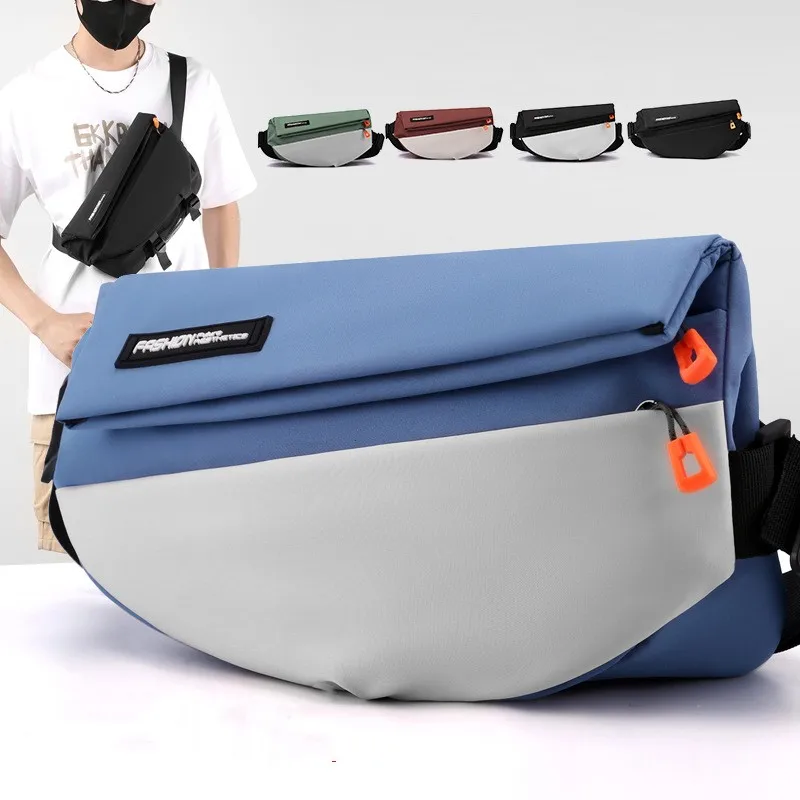 Men Chest Bag Shoulder Bag Fashion Crossbody Bag Short Trip Messengers Bags Outdoor Sports Bag for Men Sling Bag