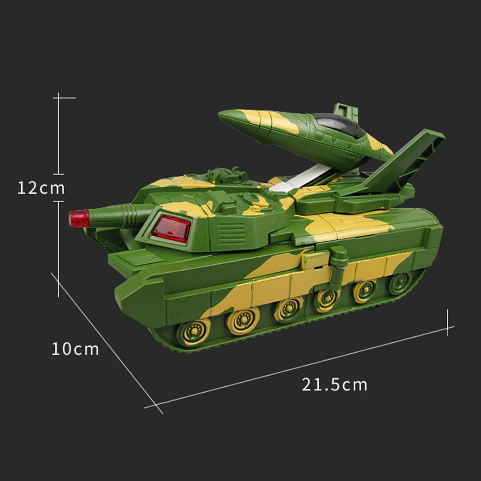 

Transform Tank Toys Automatic Deformation with Light and Sound for Prizes